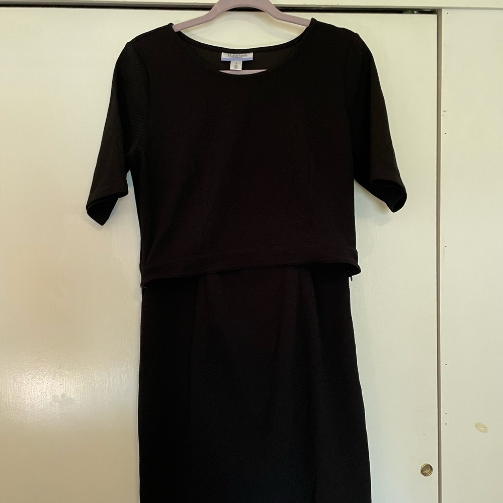 Nursing/postpartum dress - lift up/side zipper access